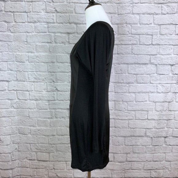 BCBGeneration Black Mini Dress XS Open Ladder Back - Picture 5 of 8
